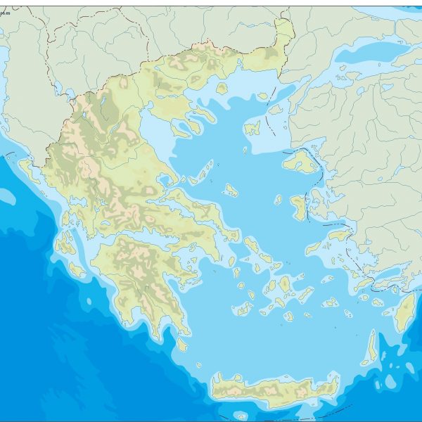 greece illustrator map