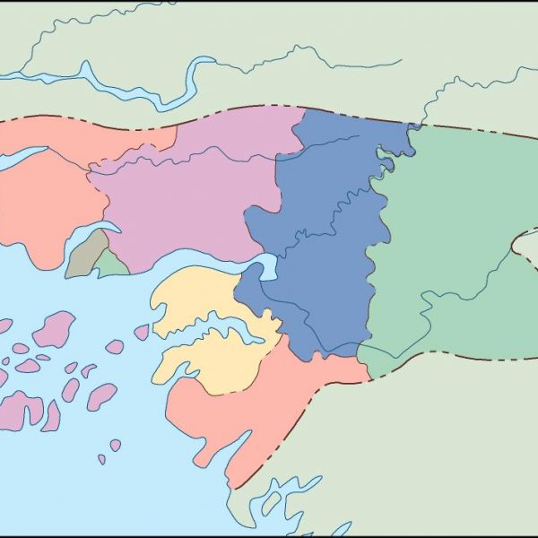 guinea bissau blind map