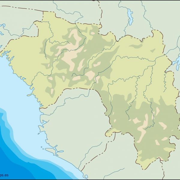 guinea illustrator map