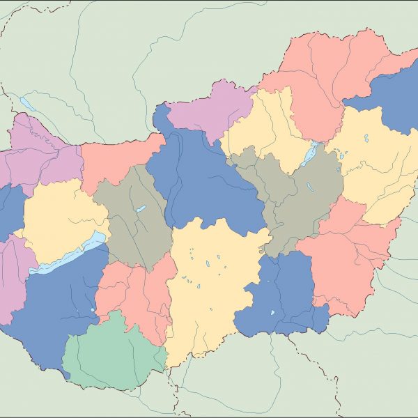 hungary blind map