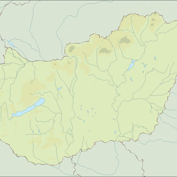 hungary illustrator map