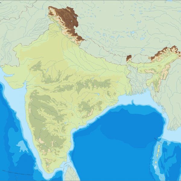 india illustrator map