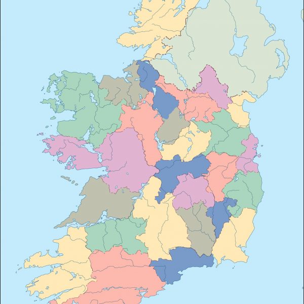ireland blind map