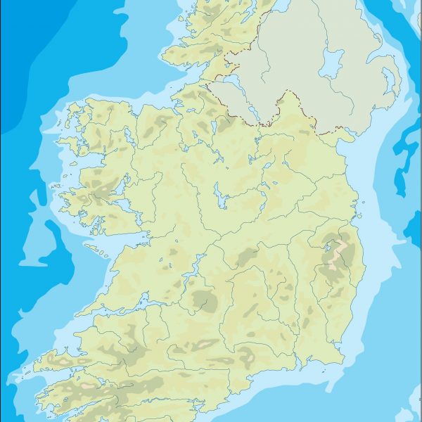 ireland illustrator map