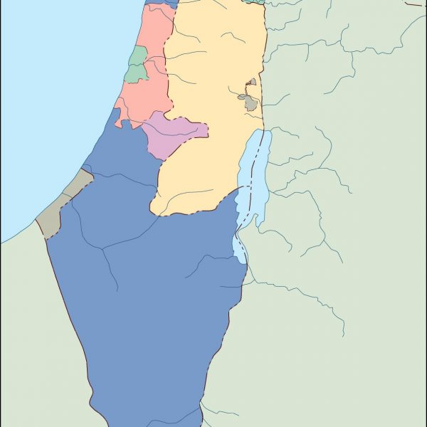 israel blind map