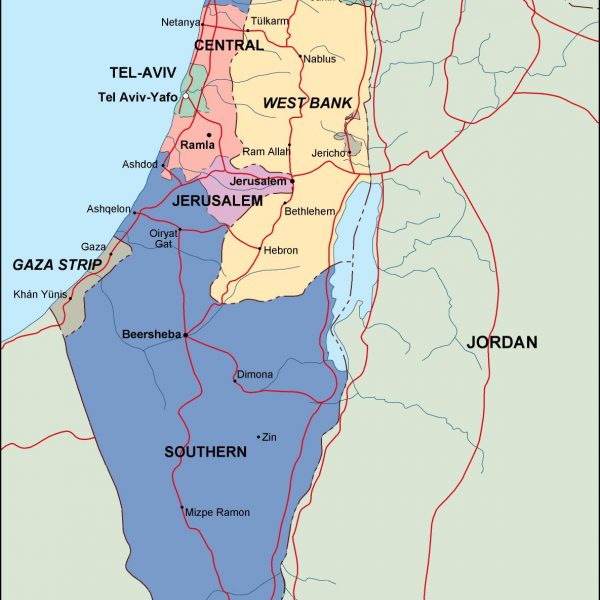 israel political map