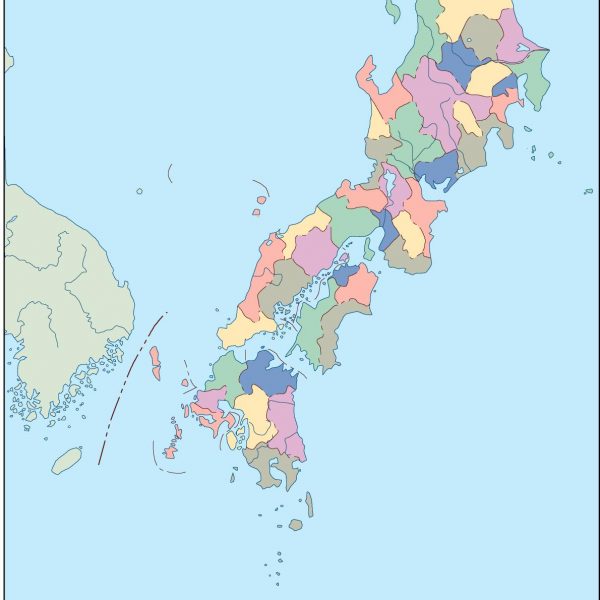 japan blind map