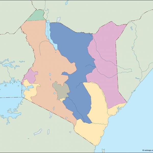 kenya blind map