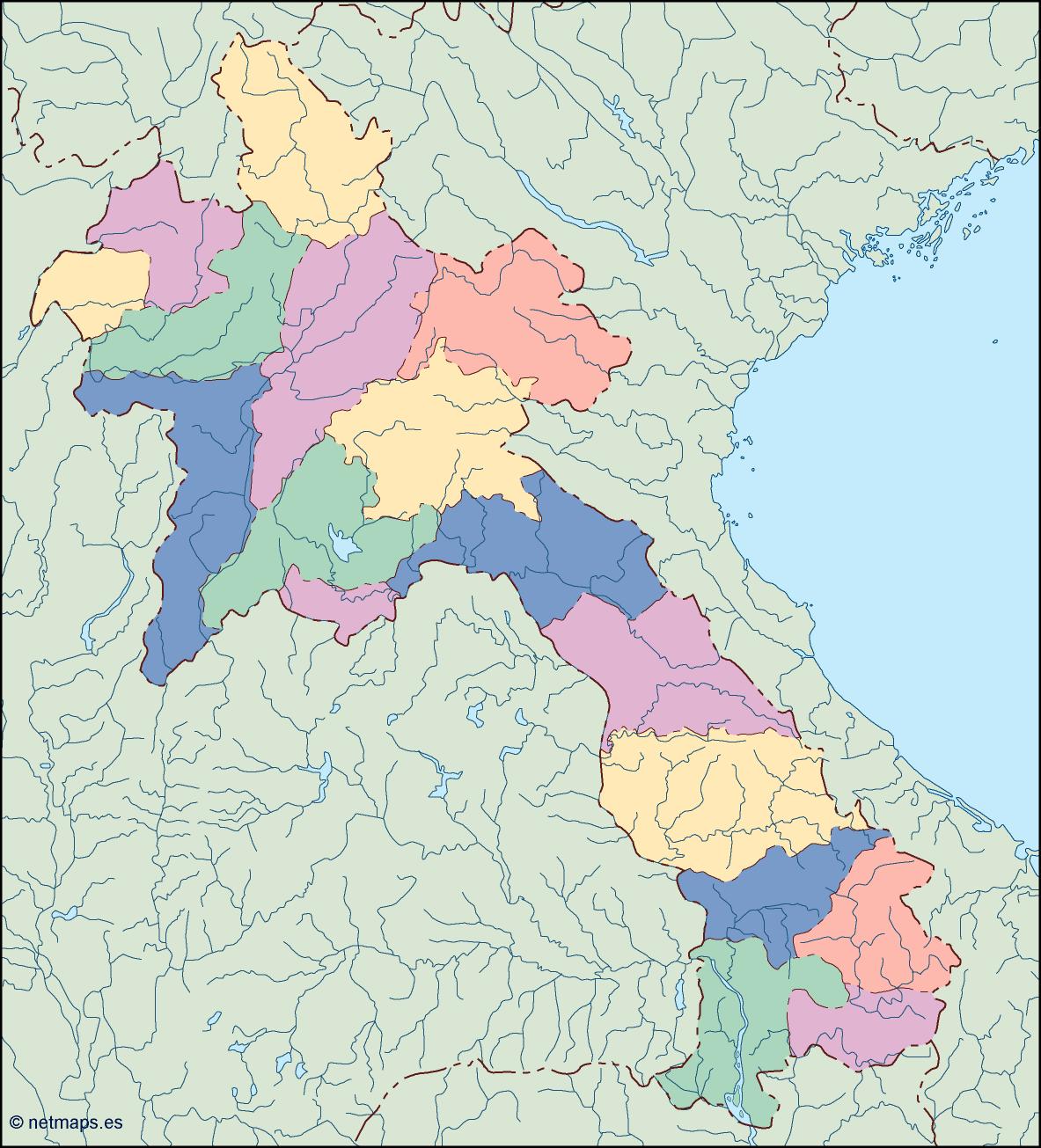 laos blind map