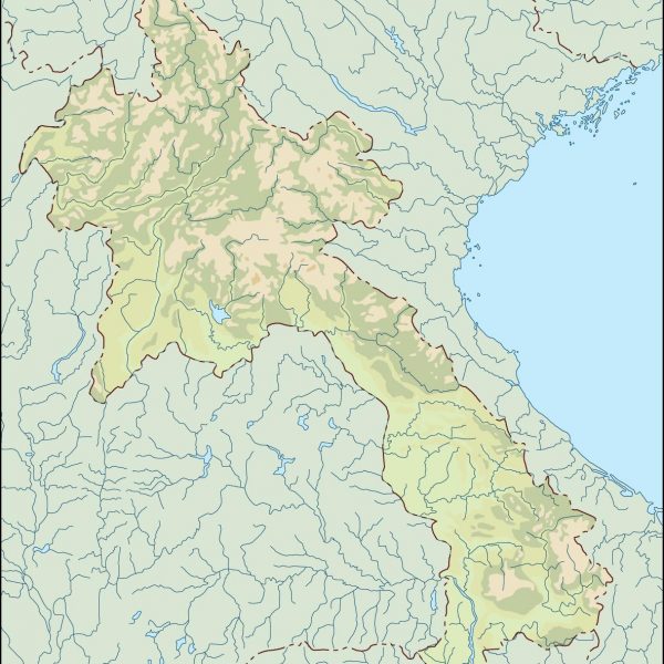 laos illustrator map