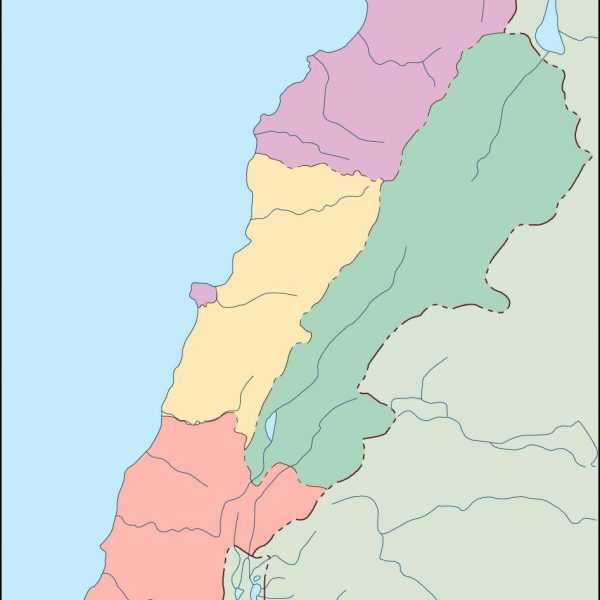 lebanon blind map