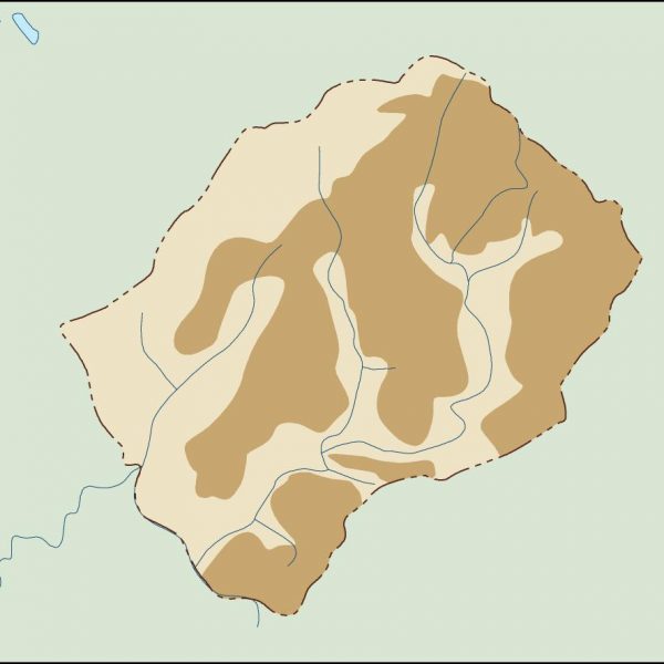 lesotho illustrator map