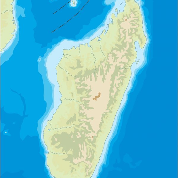 madagascar illustrator map