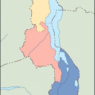 malawi blind map