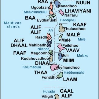 maldives political map