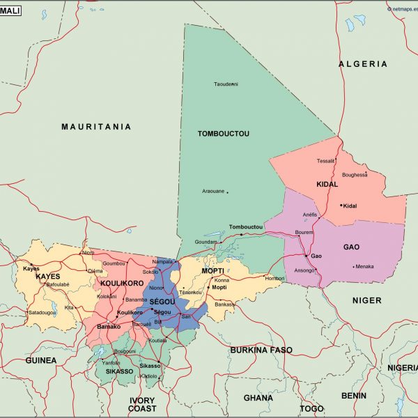 mali political map