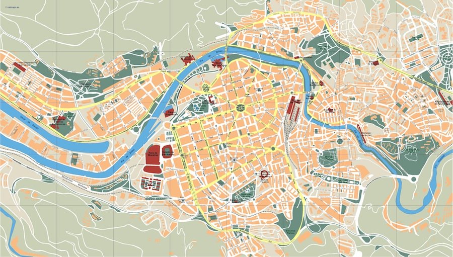 mapa bilbao