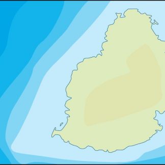 mauritius illustrator map