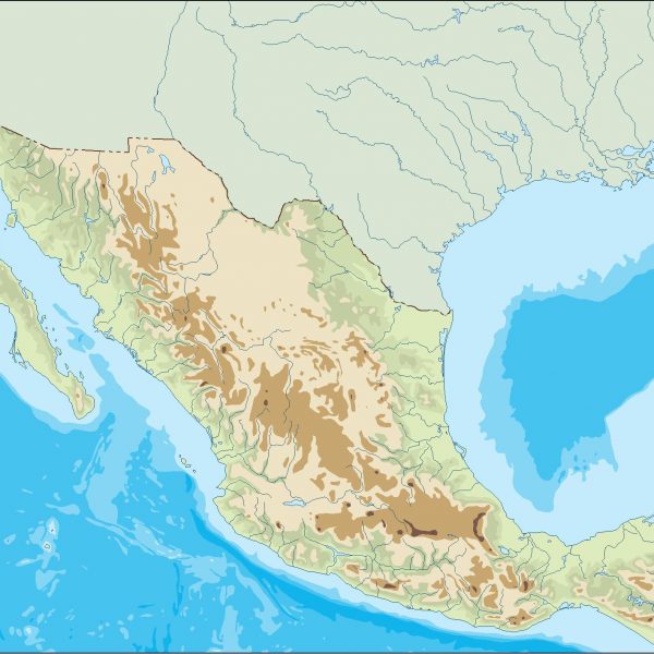 mexico illustrator map
