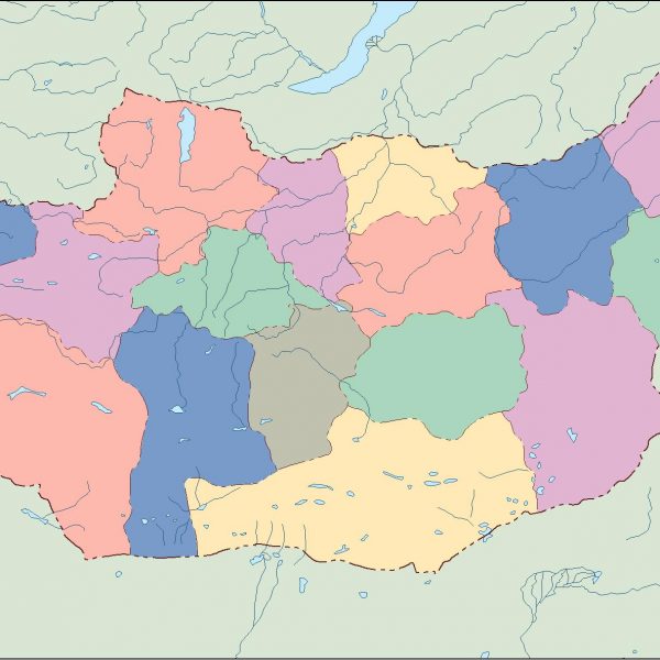 mongolia blind map