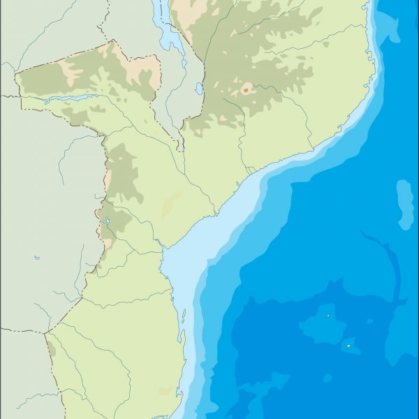 mozambique illustrator map