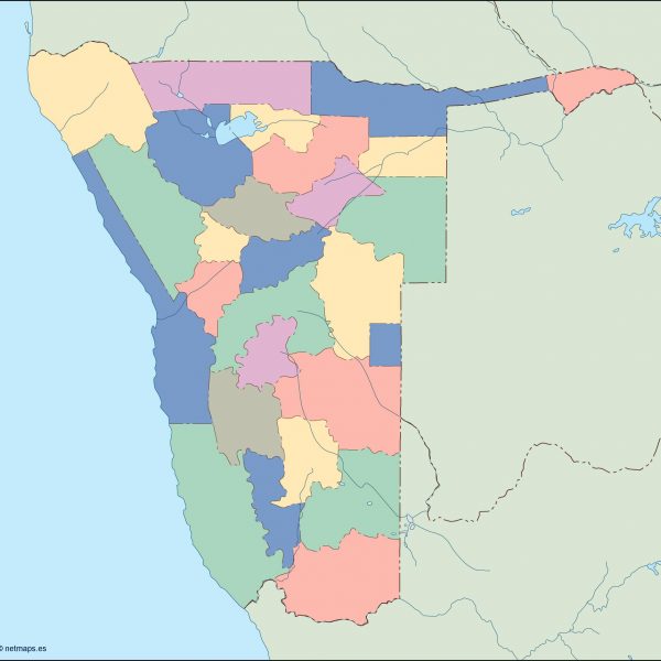 namibia blind map