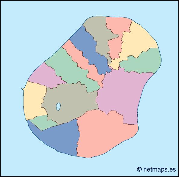 nauru blind map