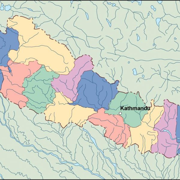 nepal vector map