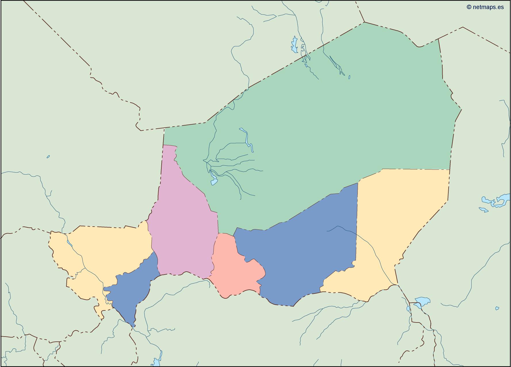 niger blind map