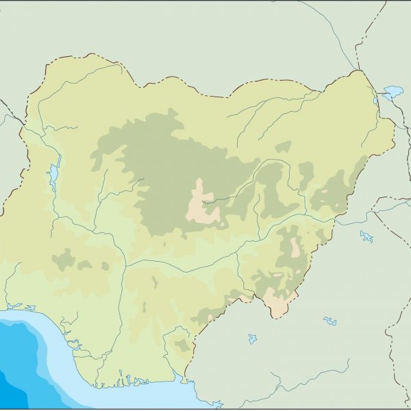 nigeria illustrator map