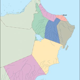 oman vector map