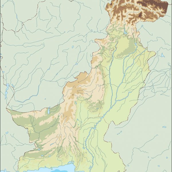 pakistan illustrator map