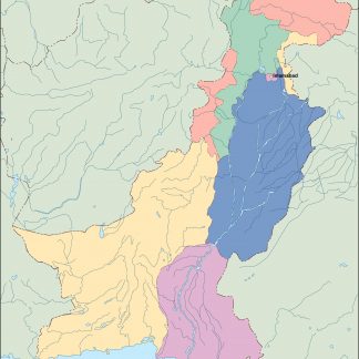 pakistan vector map
