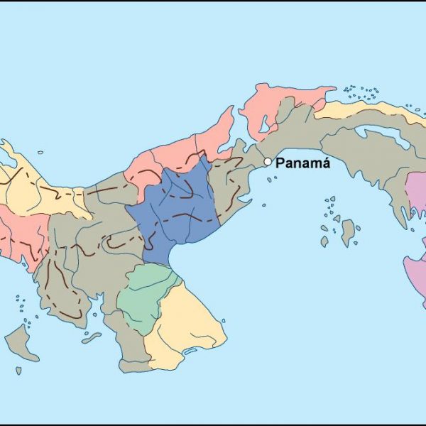 panama vector map