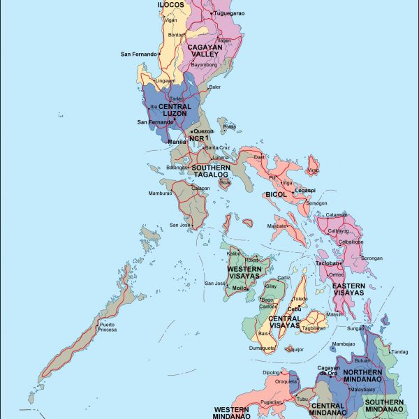 philippines political map