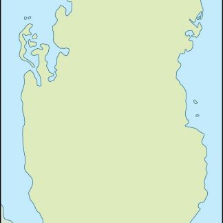 qatar illustrator map