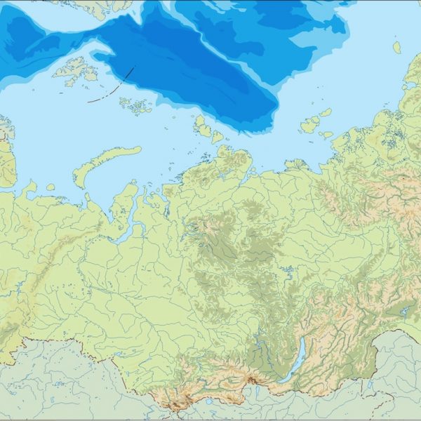 russia illustrator map