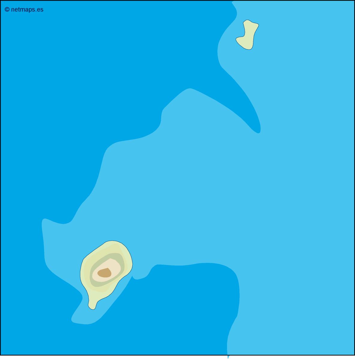 sao tome e principe illustrator map