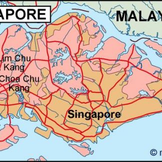 singapore political map