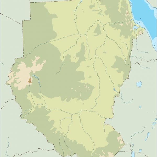 sudan illustrator map