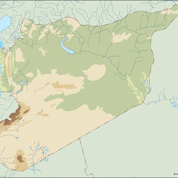 syria illustrator map