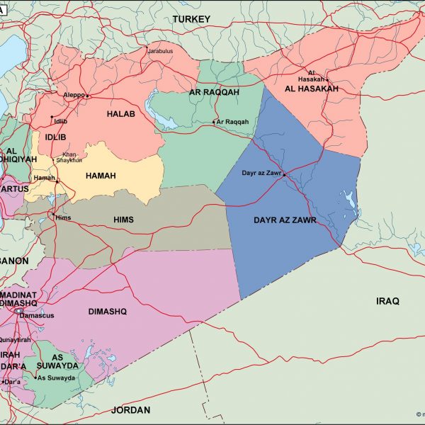 syria political map