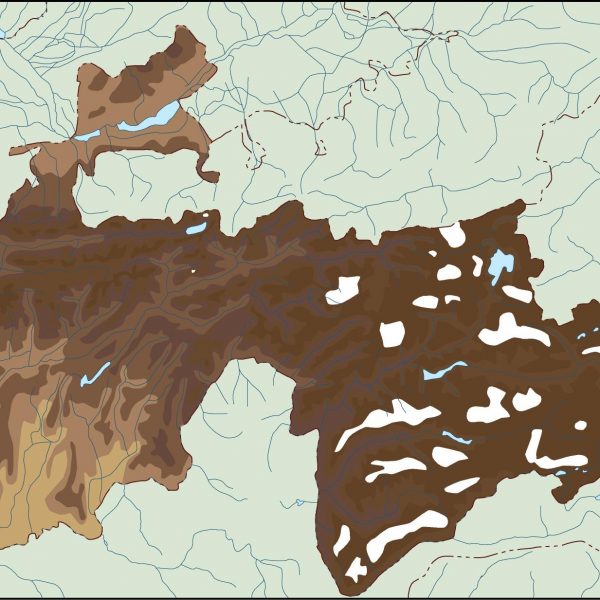 tayijistan illustrator map