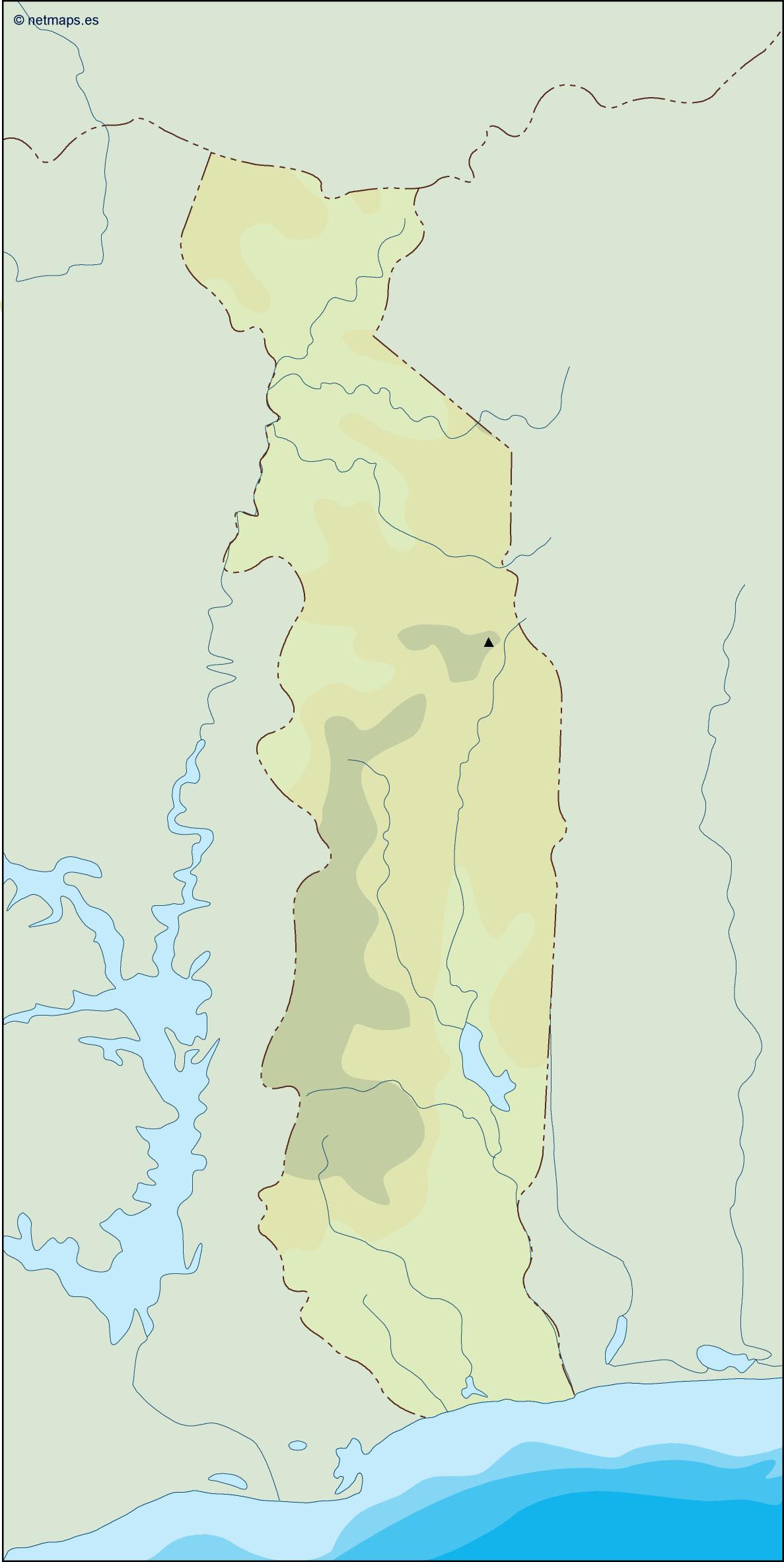 togo illustrator map