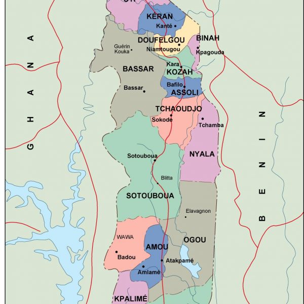 togo political map