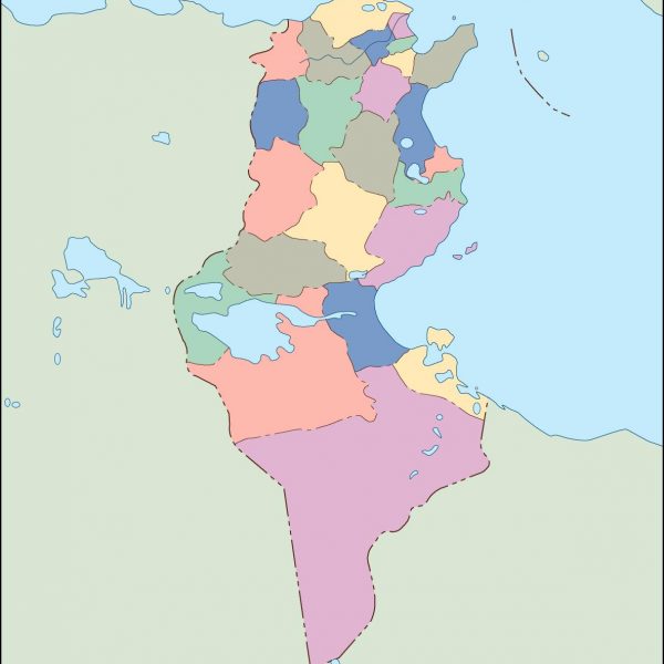 tunisia blind map