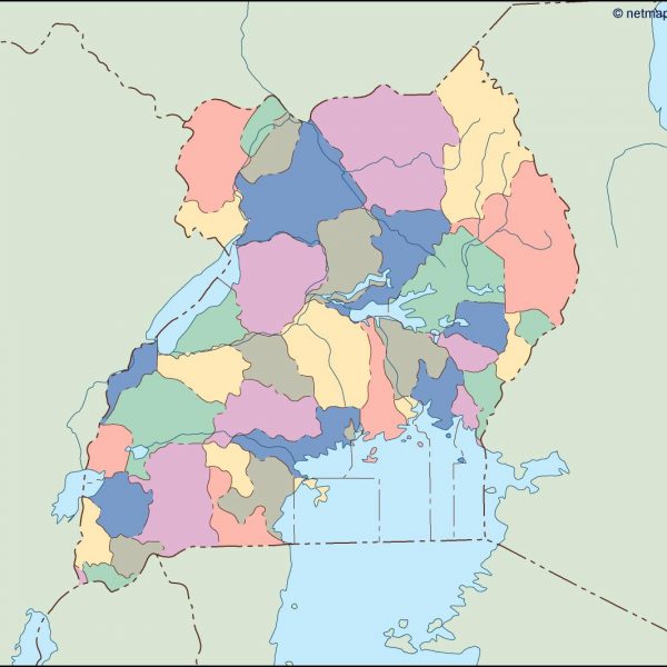 uganda blind map