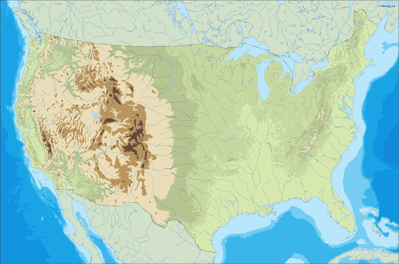usa illustrator map
