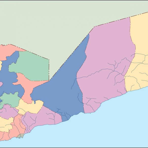 yemen blind map