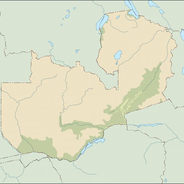 zambia illustrator map